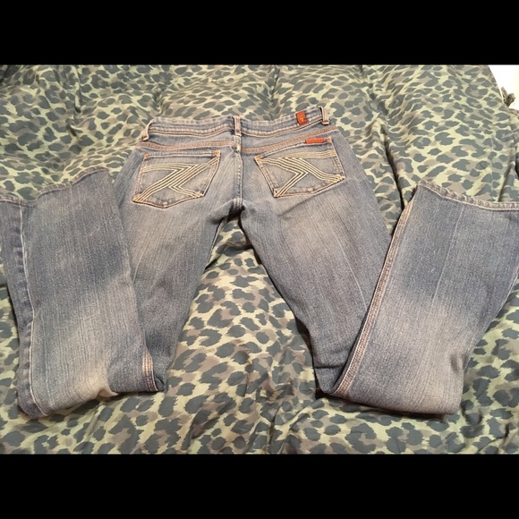 7 For All ManKind Boot Cut Jeans - Picture 4 of 6